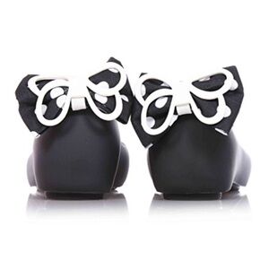 MINI MELISSA x Disney Minnie Mouse Ultragirl Ballet Flat Black Sz 1